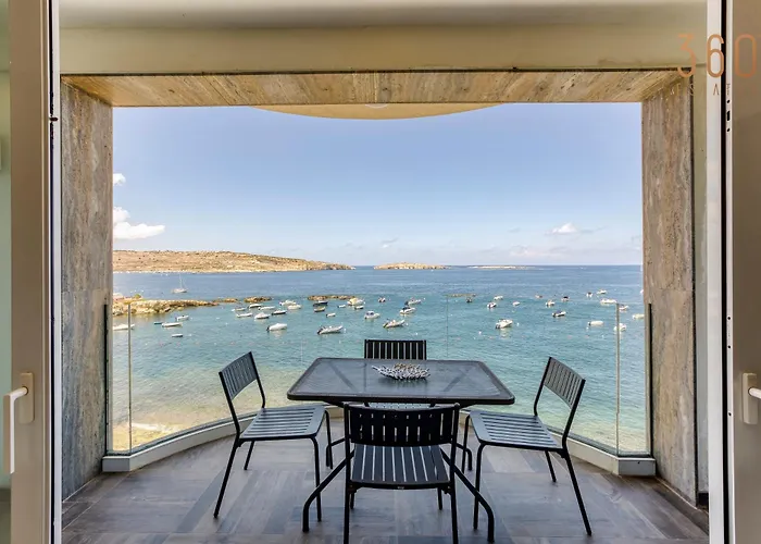 Stunning Beachdrop 3br With Amazing Views By 360 Estates * St. Paul's Bay