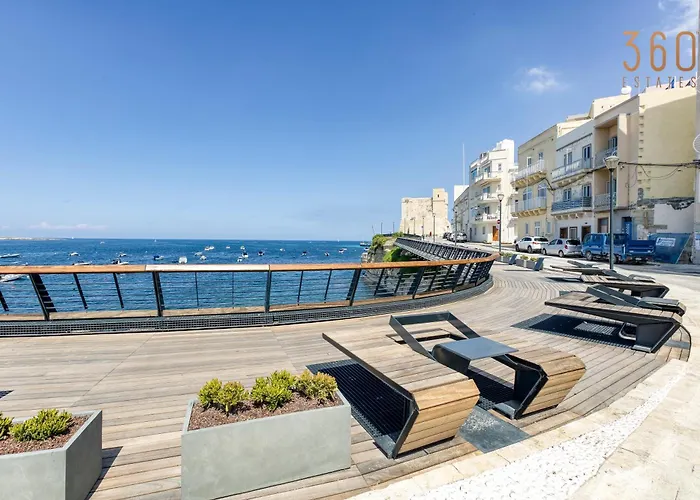 Appartamento Stunning Beachdrop 3br With Amazing Views By 360 Estates St. Paul's Bay