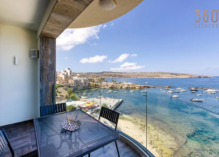 Stunning Beachdrop 3br With Amazing Views By 360 Estates * St. Paul's Bay